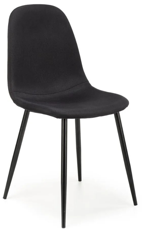 Jedálenská stolička Vulcan, čierna
