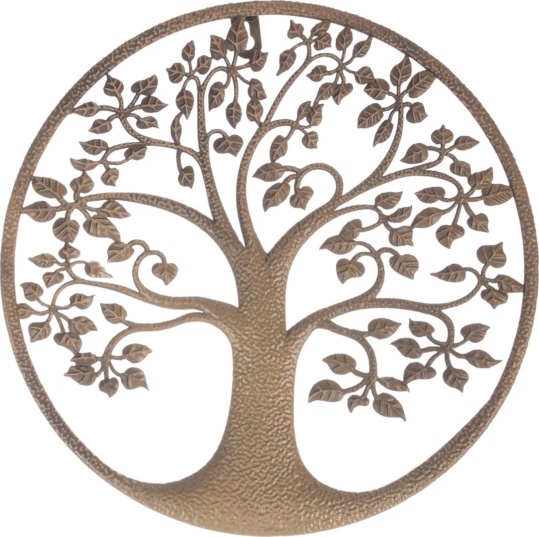 Závesná kovová dekorácia STROM ŽIVOTA 30cm