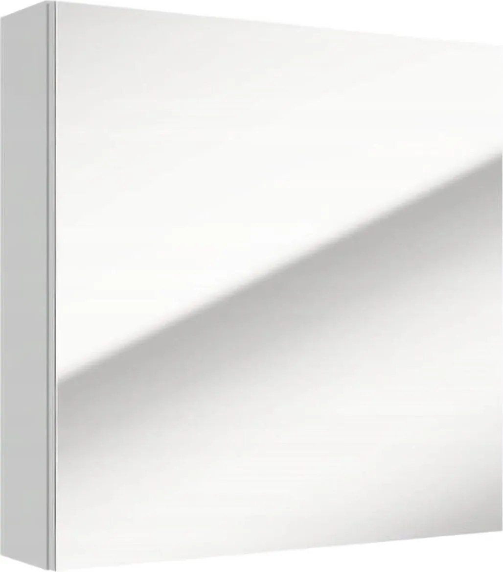 Zrkadlová skrinka Salsa, 60 × 60 × 15 cm, biela