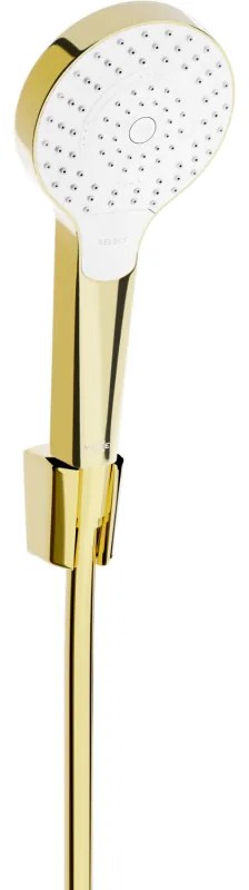 Mexen príslušenstvo - ručný sprchový set Oval R-05, 3-funkcie, zlatá, 785055052-50