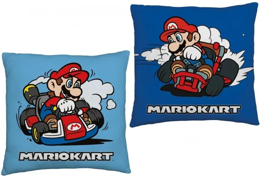 Obojstranný vankúš Super Mario - Mario Kart