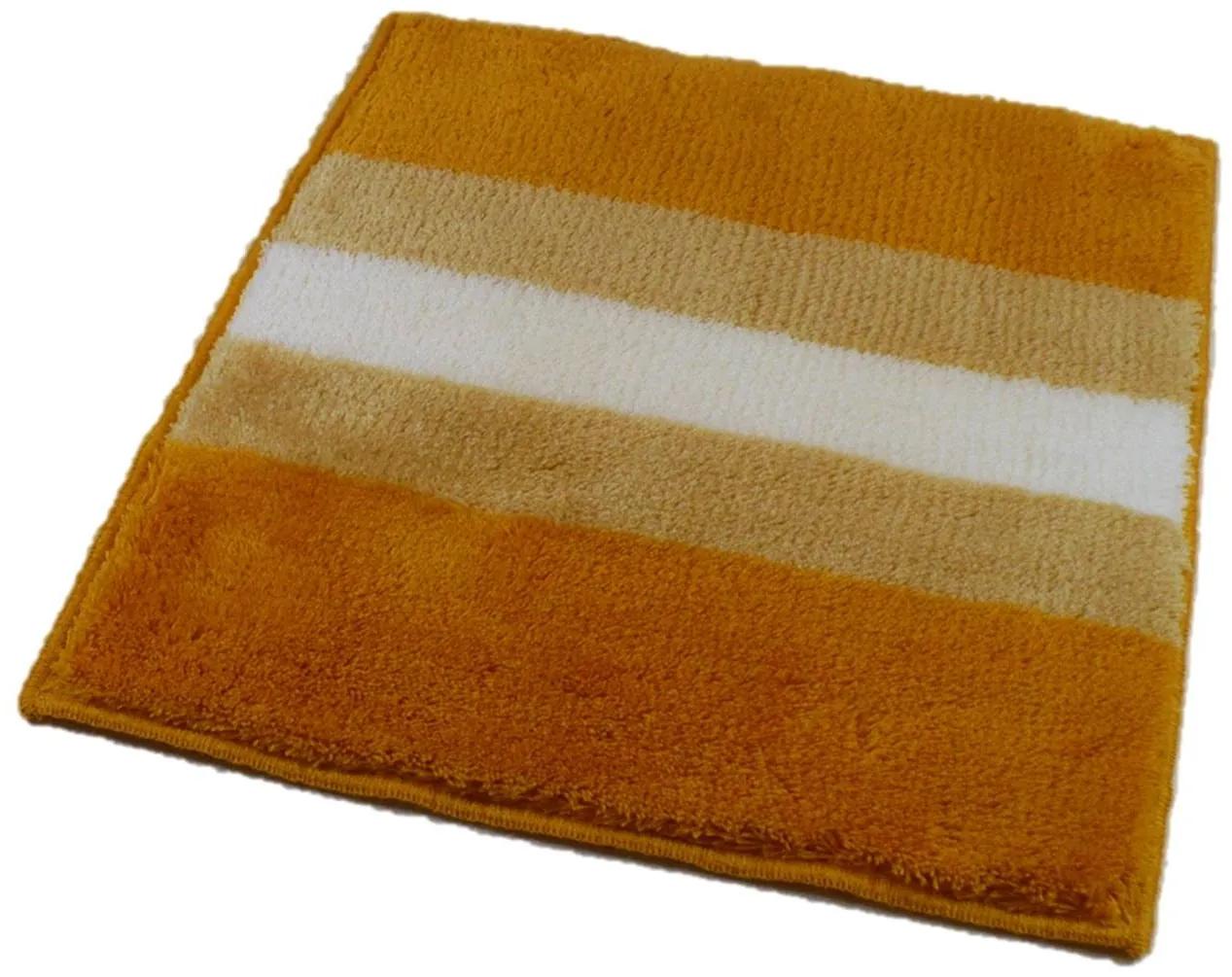 ROUTNER Kúpeľňová predložka BARLETTA Žltá 10705 - Žltá / 60 x 60 cm 10705