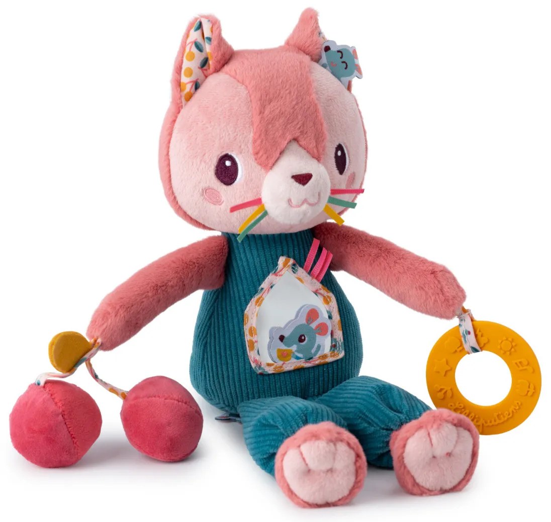 Lilliputiens – textilná hračka s aktivitami - mačička Jeanne