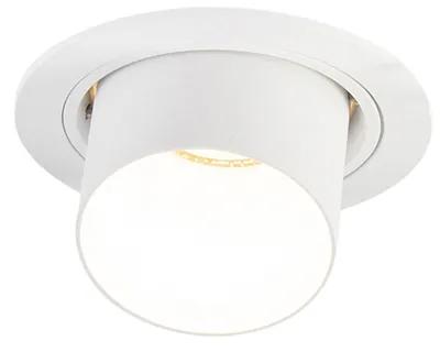 Moderné zapustené bodové svetlo okrúhle biele naklápateľné - Installa