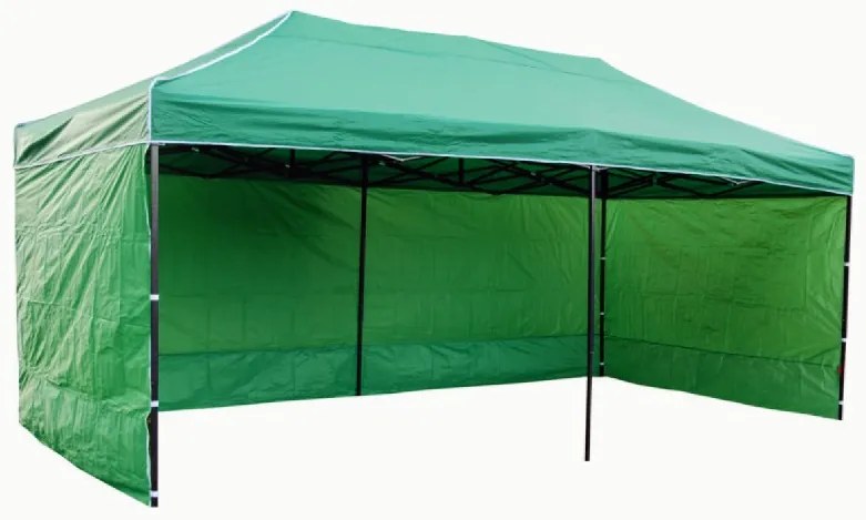 Ekspand Nožnicový stan ŠTANDARD 3x6 m ZELENÝ