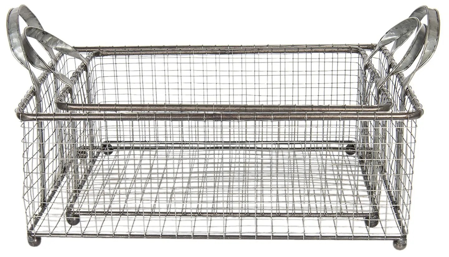 2 drôtené koše - 58 * 35 * 25 cm 2 drôtené koše - 58 * 35 * 25 cm