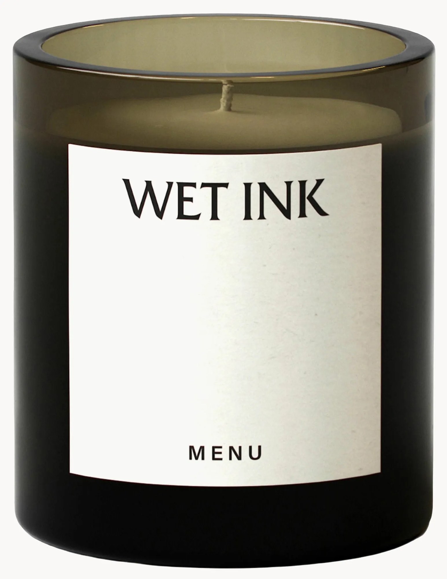 Vonná sviečka Olfacte Wet Ink (mäta, grapefruit a kanabis)