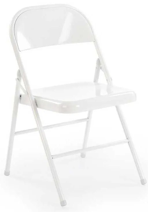 Skladacia stolička Acton, biela
