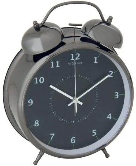 Budík 5111zw Nextime Wake Up 9cm