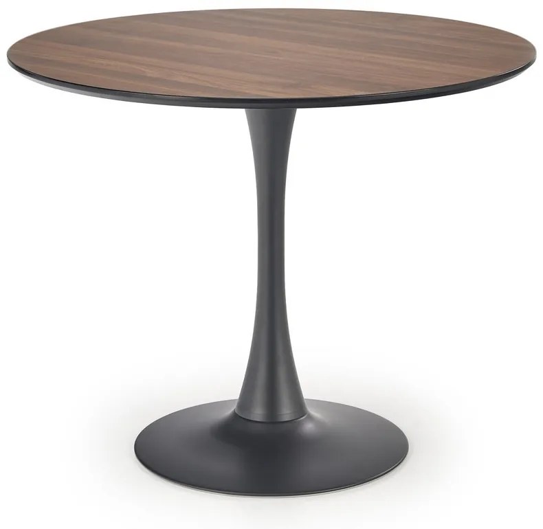 Jedálenský stôl Olmo, orech / čierna