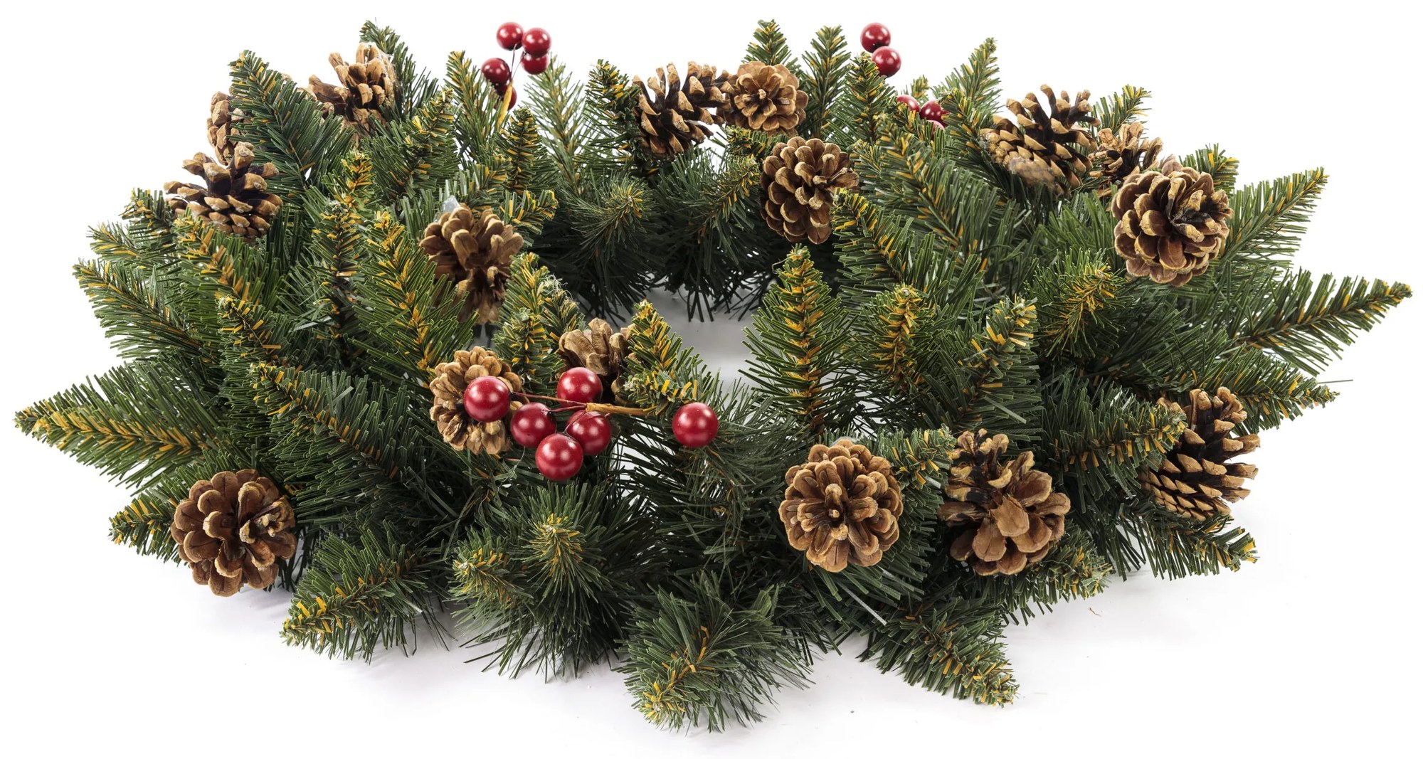 Vianočný veniec PREMIUM s jarabinou 40 cm