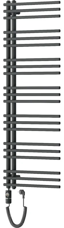 Mexen Neptun, elektrické vykurovacie teleso 1400 x 500 mm, 600 W, antracitová, W101-1400-500-2600-66