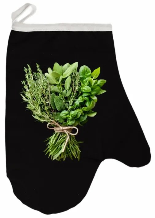 Kuchynská rukavica Minty EMI, čierna