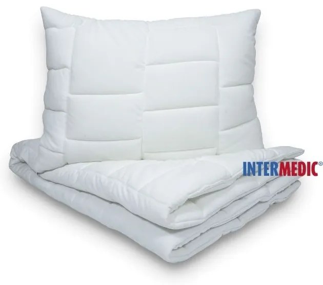 Zimný set Medic Winter – paplón 140x200 cm + vankúš 70x90 cm, bavlna 500 g/m², výplň polyester, slovenský výrobok Veľkosť: 100x135/40x60 cm