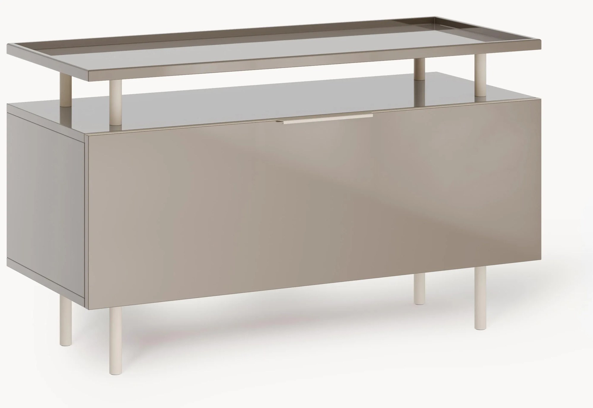 Skrinka's vysokým leskom Lennie