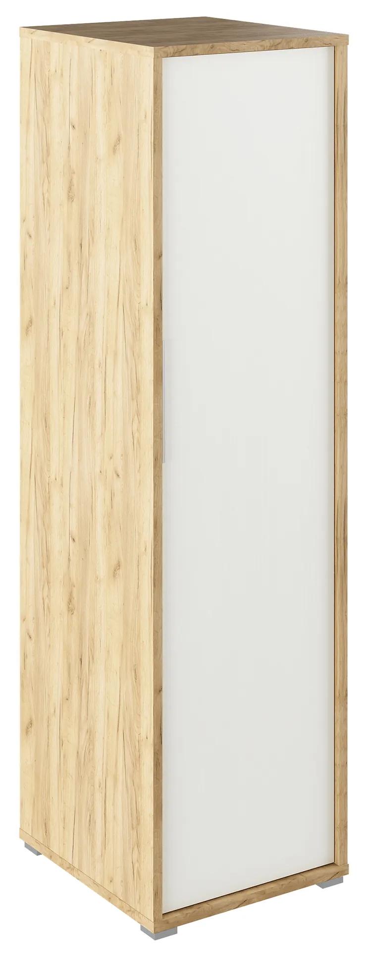 Šatníková skriňa Rumia 20 (dub artisan + biela). Vlastná spoľahlivá doprava až k Vám domov. 1064686