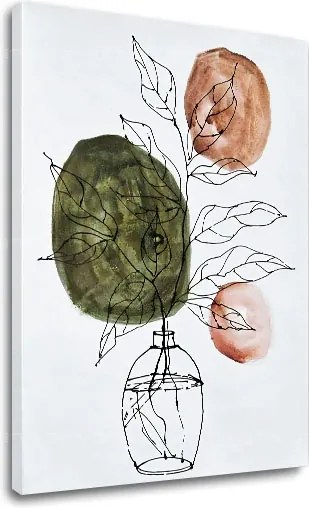 Obraz na plátne KVET VO VÁZE