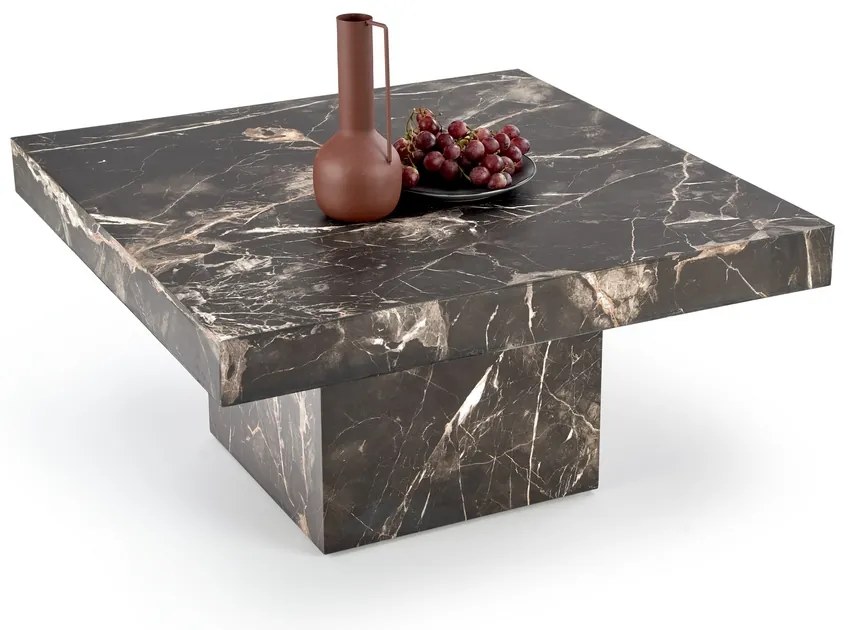 Konferenčný stolík Monolit, čierny mramor