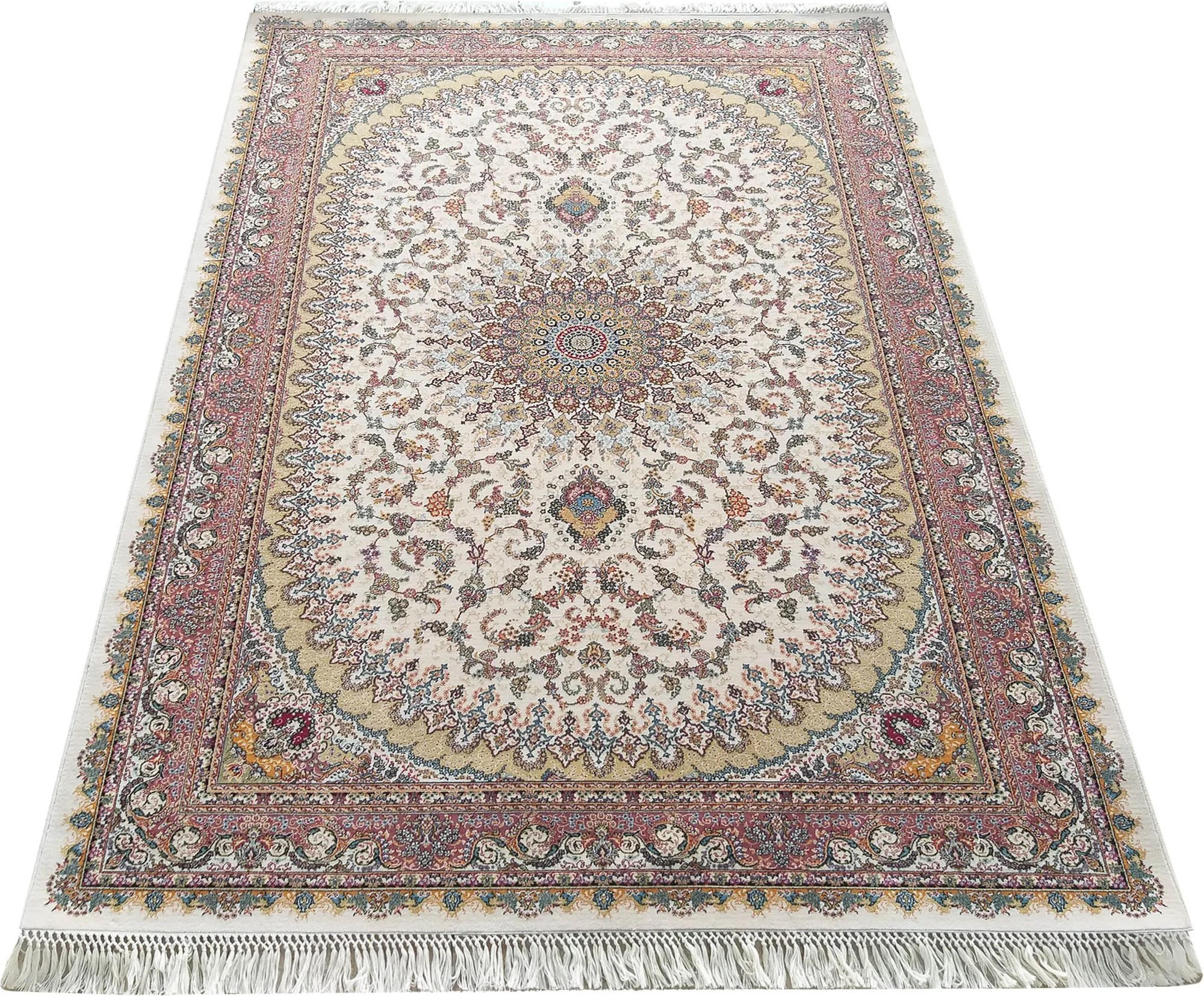 DY Prémiový koberec s exkluzívnym vzorom Pers 02 - ružová Rozmer: 200x300 cm