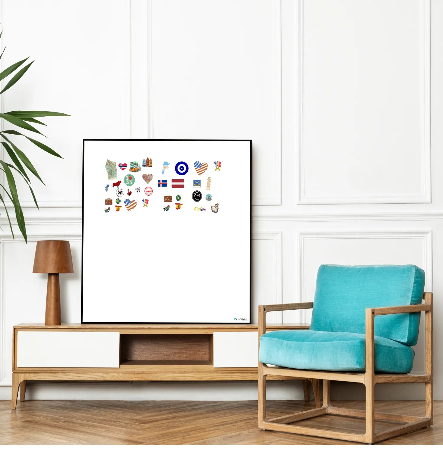 Toptabule.sk Biela tabuľa na magnetky PREMIUM v hliníkovom čiernom ráme 150x100 cm