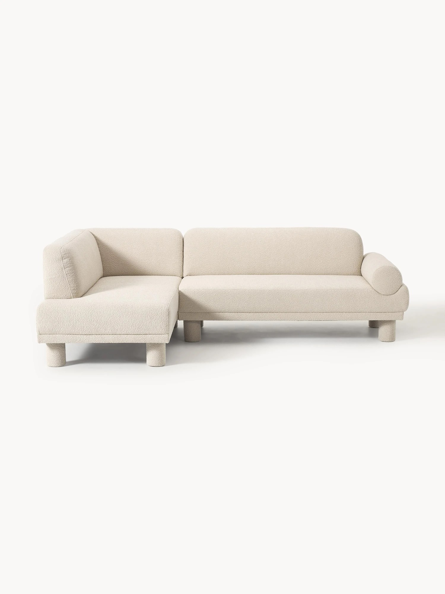 Buklé rohová pohovka Lilo