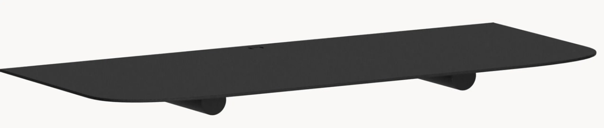 Kovový nástenný regál Lenn, Š 40 cm