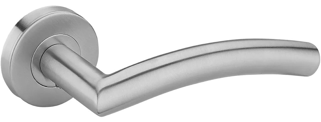 Kuchinox Faro, kľučka na dvere, brúsená oceľ, LAV-KGF_200A