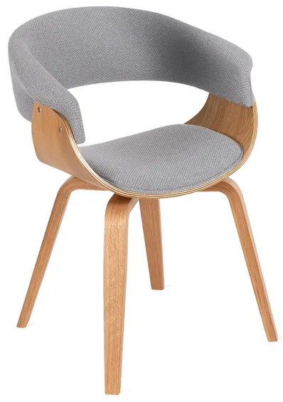 Jedálenská stolička TACCO sivá dub - vintino.sk