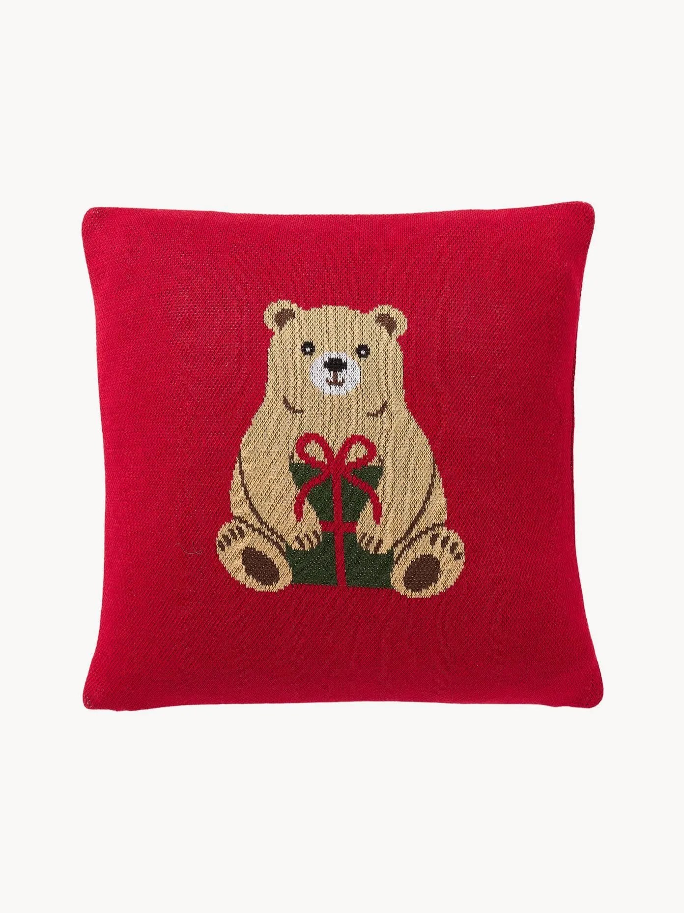 Bavlnený poťah na vankúš so zimným motívom Buddy