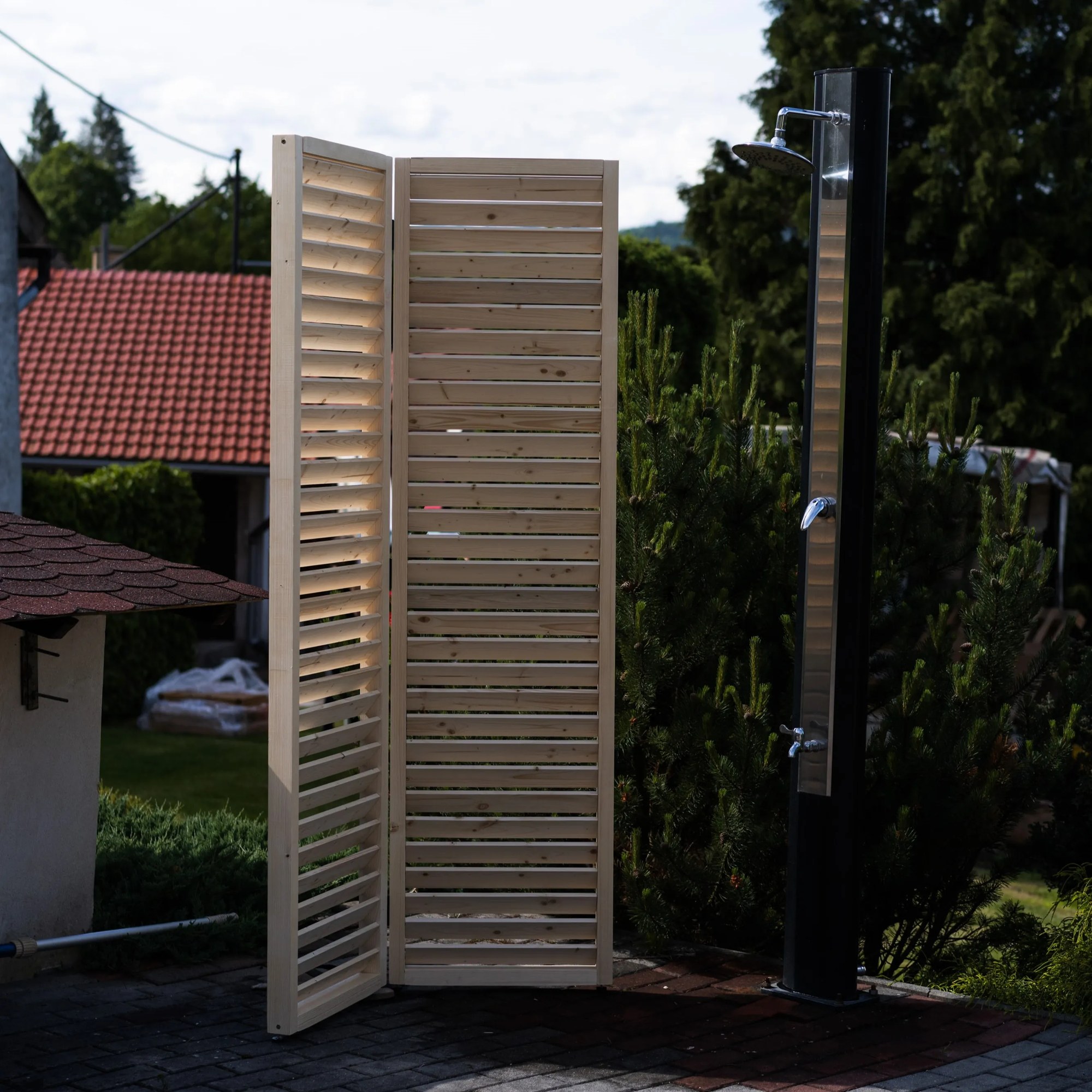 Venkovní skládací paraván 2dílný Rozmery (cm): 100x5,5, v.149