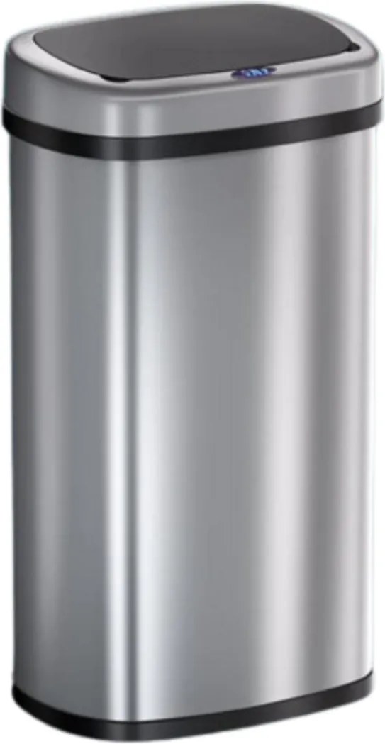 Senzorový odpadkový kôš DEUS, 58 litrov, strieborná Jurhan