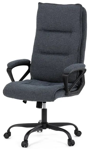 Autronic BONTEC Kancelárske kreslo, hojdací mechanizmus, čierna látka, KA-Y348 BK2 Farba: Čierna