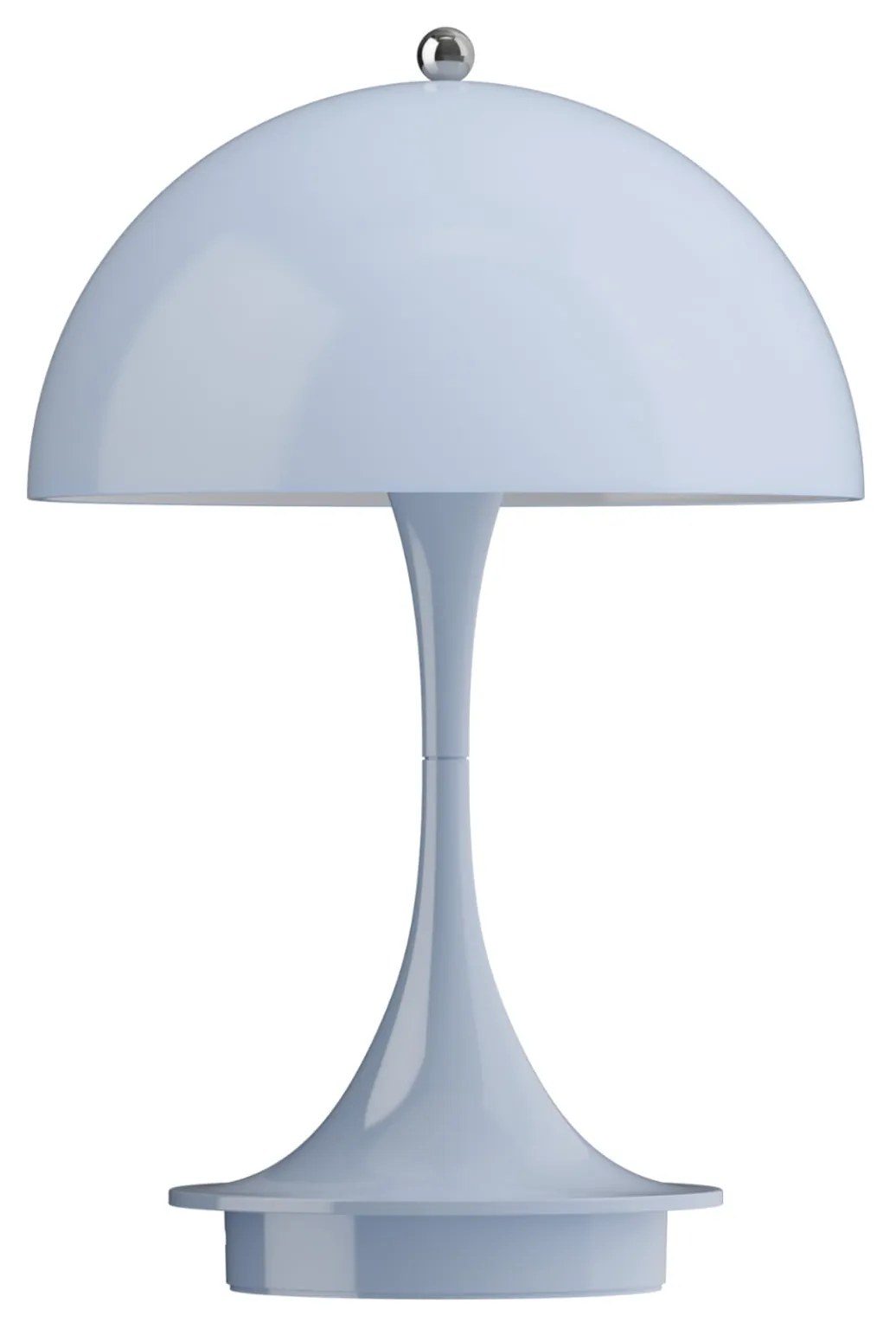 Louis Poulsen Prenosná lampa Panthella 160 V3 Opal Pale Blue