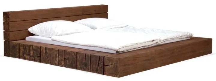 furniture-nabytek.cz - Masívny drvič postelí z mangového dreva, lakovaný, hnedý