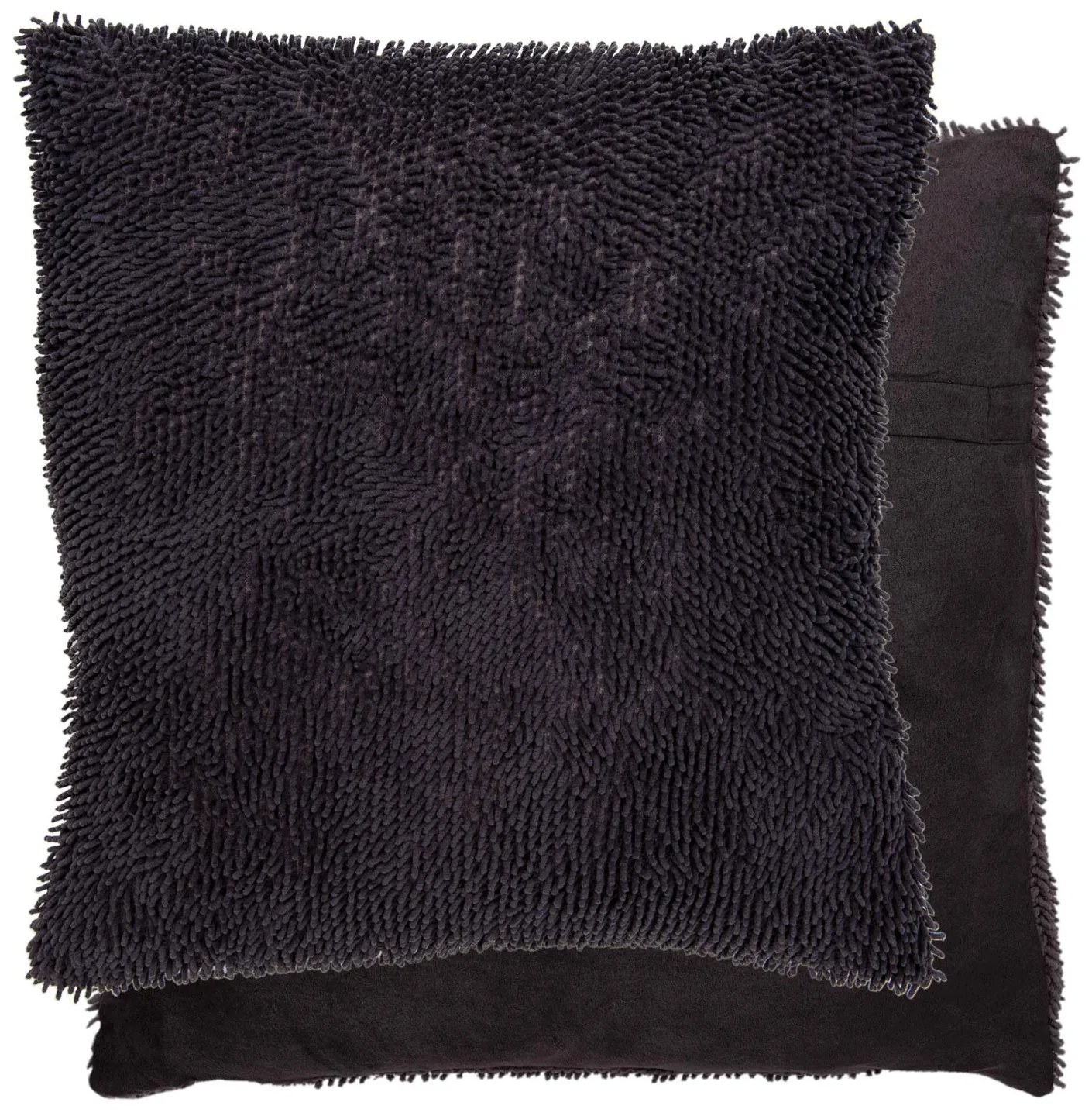 Tmavo šedý povlak na vankúš - 45 * 45 cm