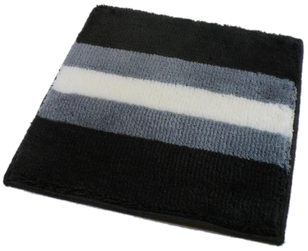 ROUTNER Kúpeľňová predložka BARLETTA Sivá 10703 - Sivá / 50 x 50 cm 10703