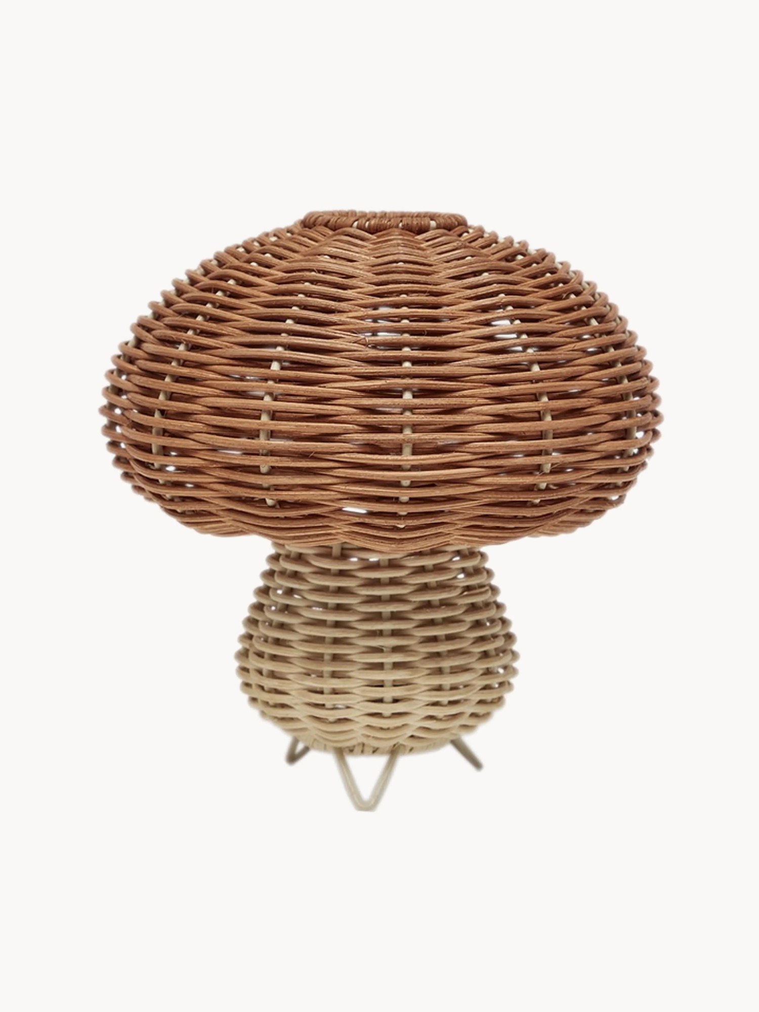 Ručne vyrobená prenosná stolová lampa Mushroom