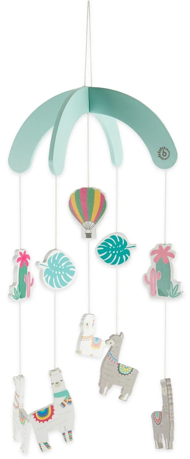 Bieco - Drevený závesný kolotoč - lama