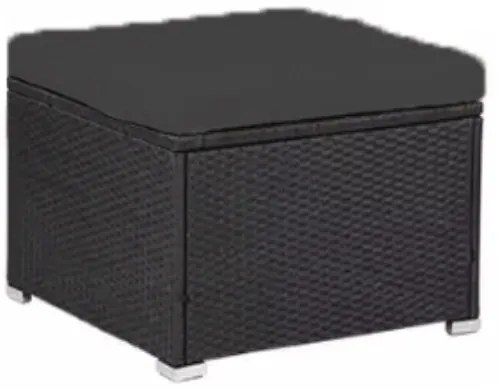 Taburetka pre nábytok FELIX ARM čierna, antracit