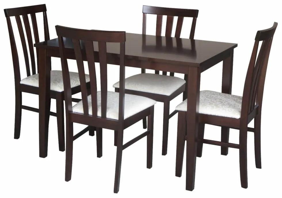 Jedálenský set Lessie (wenge). Vlastná spoľahlivá doprava až k Vám domov. 1015959