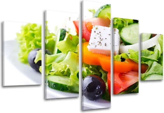 Obraz na stenu 5 dielny KUCHYŇA KU018E50 - 150x100 cm