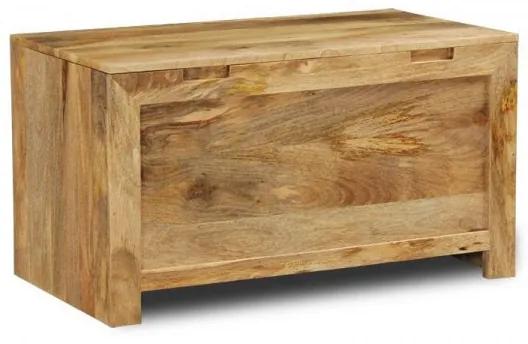 Truhlica 120x45x45 Hina z mangového dreva Mango natural