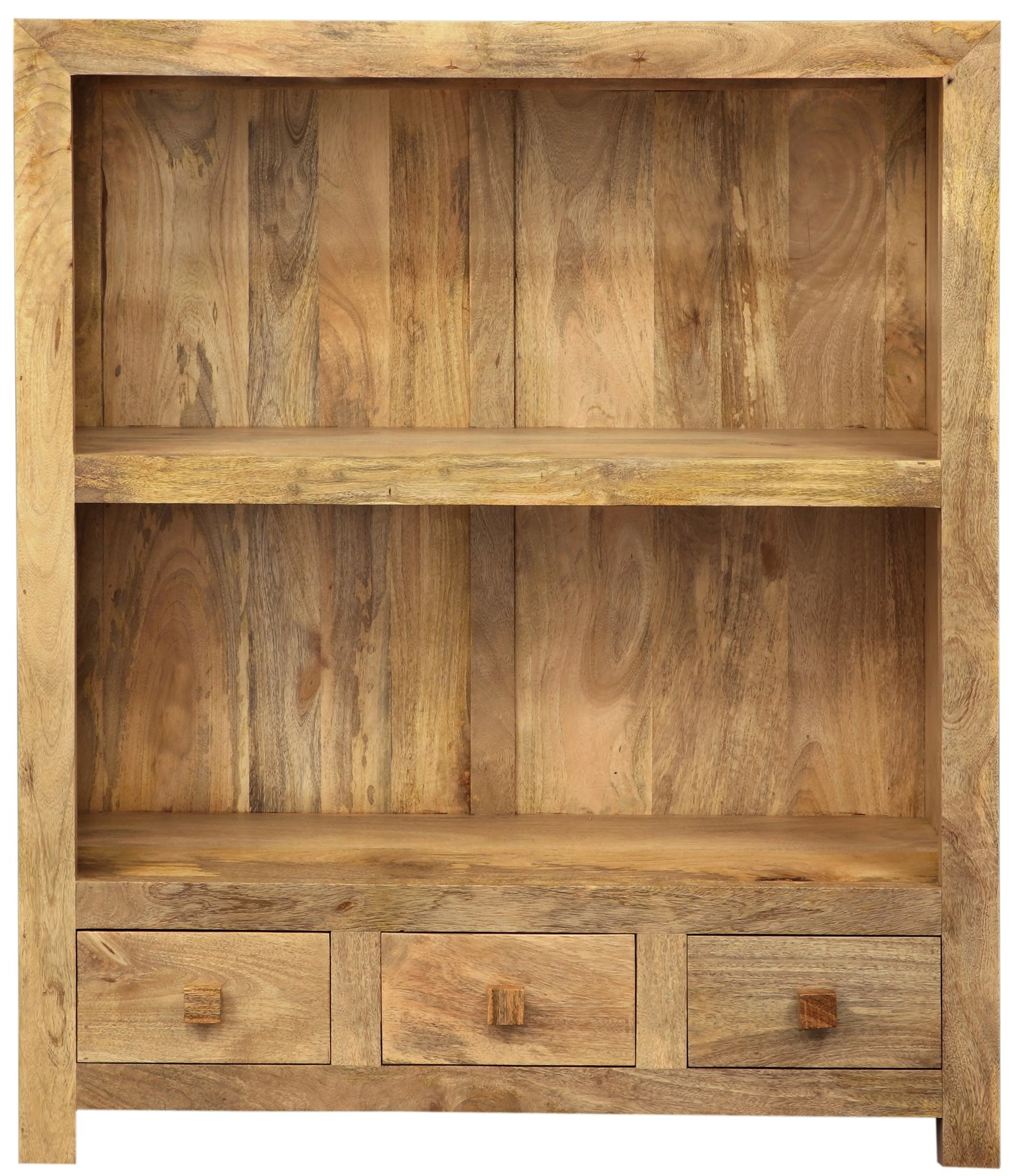 furniture-nabytek.cz - Knižnica z masívu 100x120x35 z dreva mango
