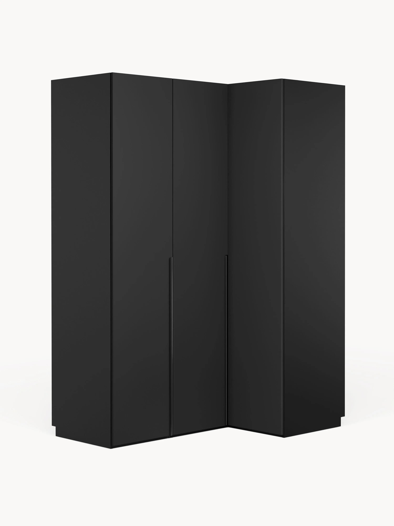 Modulárna rohová šatníková skriňa Leon, Š 165 cm