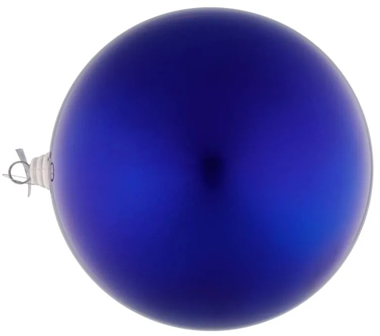 DECOLED Plastová guľa, 40 cm, modrá, lesklá