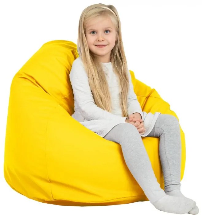 Sedací vak BAG Sako L Ekokoža Farba: 28. Žltý neon