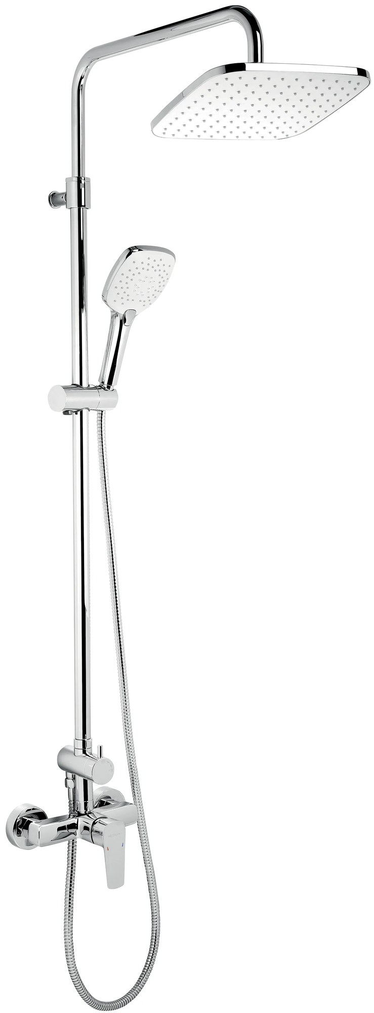 Novaservis Metalia 58, sprchový set s batériou, chróm, SET071/58,0
