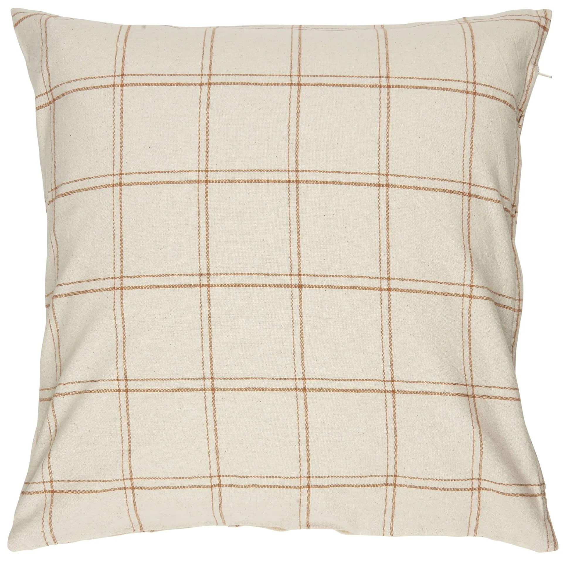 Ib Laursen Poťah na vankúš Theodor Brown Checkered 50 × 50 cm
