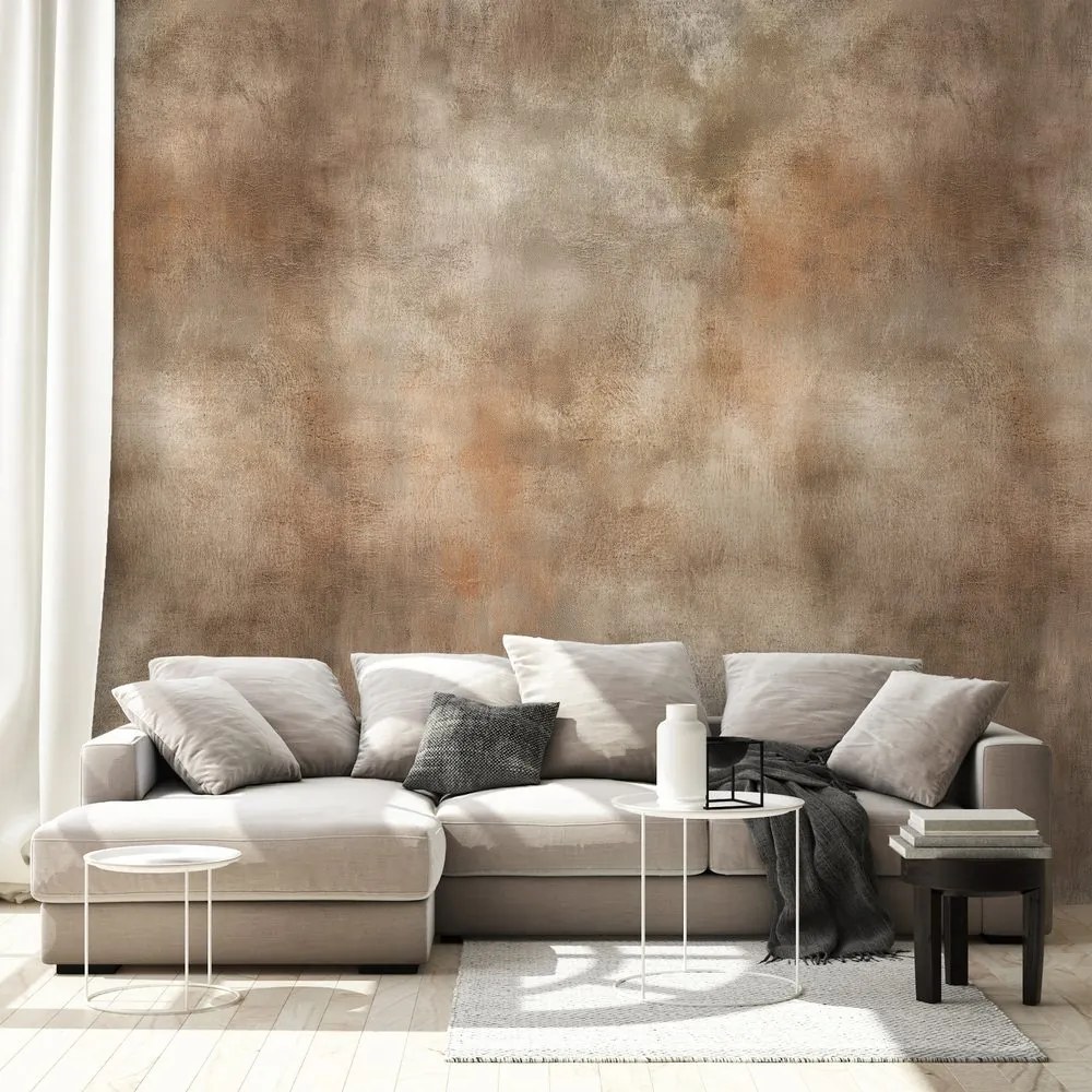 Tapeta vintage hnedé ombre tóny