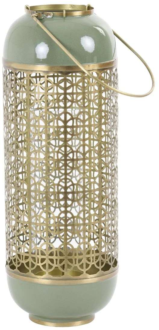 2ks kovová retro lucerna Mariett - Ø 21*55 / Ø 16*40 cm